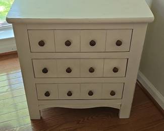 White Painted Bachelors Chest