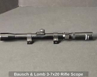Bausch  Lomb 3-7x20 Rifle Scope