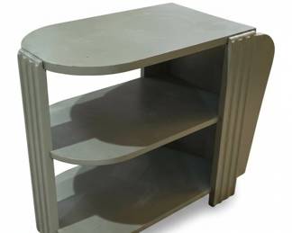 Art Deco Style Magazine Rack or Side Table