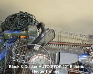 Black  Decker AUTO STOP Electric Hedge Trimmer