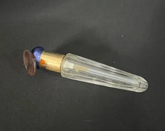 Vintage Evening in Paris Perfume Bottle with Blue Stopper