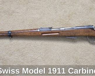 Swiss Model 1911 Carbine