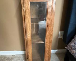 Oak Display Cabinet