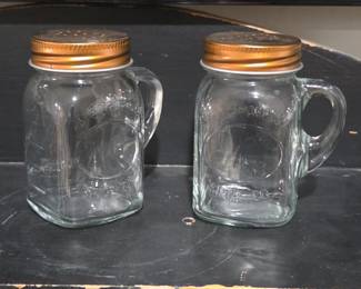 Olde Thompson Spice Co. Glass Spice Jars with Metal Lids
