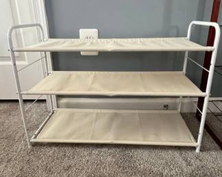 Simple Trending Tier Fabric Shoe Rack