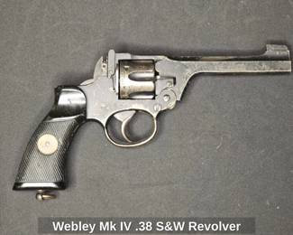 Webley Mk IV .38 S&W Revolver