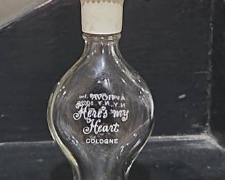 Avon Heres My Heart Cologne Bottle