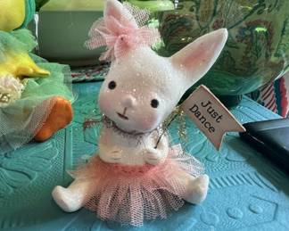 Michelle Allen for Boston International Just Dance Bunny Figurine