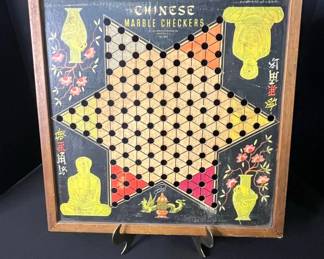 Vintage Whitman Publishing Chinese Marble Checkers Game No.