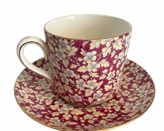 Lord Nelson Ware "Brocade Chintz" Pattern Teacup and Saucer