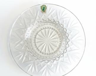 Waterford Crystal "Seahorse" Plate