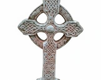 Celtic Cross Garden Statue