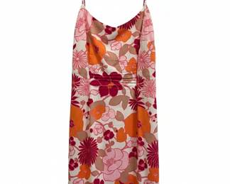Ann Taylor Floral Print Spaghetti Strap Dress