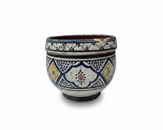 Fez Moroccan Ceramic Planter Pot