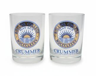 Rollins College Crummer Graduate School of Business Tumbler Glasses