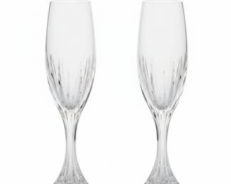 Baccarat Massena Champagne Flutes
