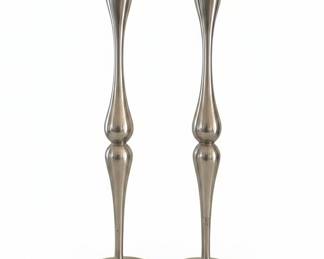 Anthropologie "Sculpted" Candlesticks Set of 2
