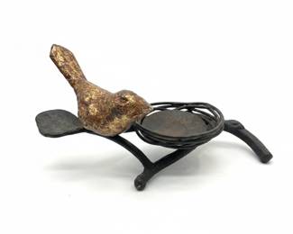 Rustic Bird Tealight Holder