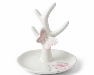 JASCO R.O.C. Butterfly and Floral Ring Holder