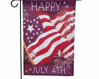Happy 4th of July Garden Flag