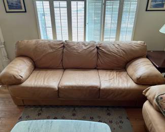 Leather Sofa & Loveseat