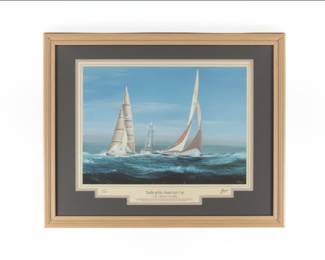 Yachts of the America's Cup "The Twelve Meters" Limited Edition Print by Robert Wyland