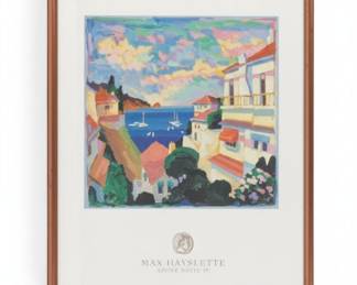 Max Hayslette "Azure Suite IV" Lithograph Poster