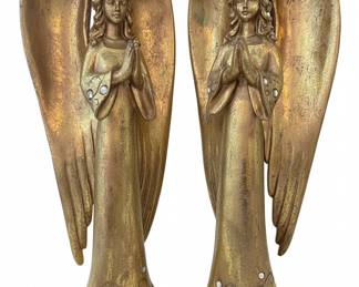 Golden Angel Figurines Set