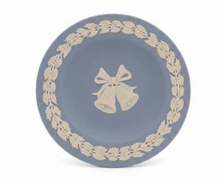Wedgwood Jasperware Christmas Bells Plate