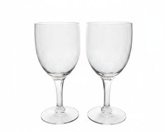 Cut Crystal Wine Glasses