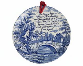 Royal Grafton "Home Sweet Home" Scenic Plate
