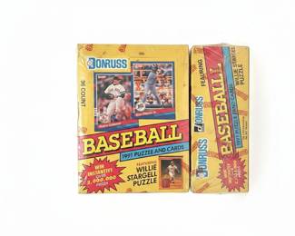 1991 Donruss Baseball Card Series 1 Wax Boxes