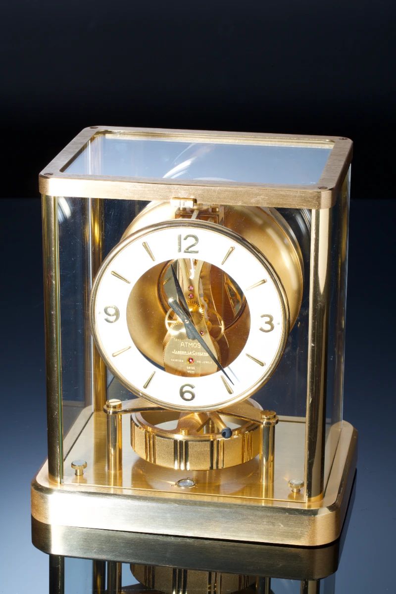 jaeger-LeCoultre ATMOS 540 "Perpetual Motion" Clock, Circa 1985, Needs Service