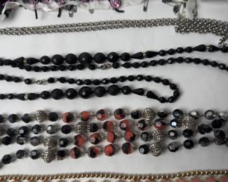 Large Lot of 20 Diverse Costume Necklaces - Beaded, Pendant, Chain Styles