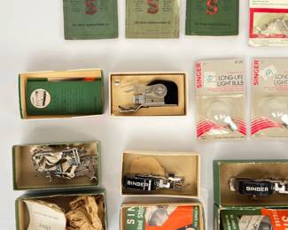 Vintage Singer Sewing Machine Attachments, Feet, Accessories & Parts Lot