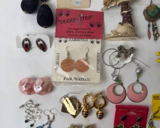 Large Mixed Lot of 50+ Costume Earrings - Vintage & Modern Fashion Jewelry