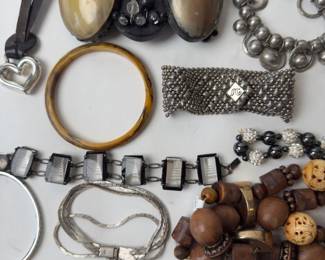 Sterling Silver & Costume Bracelet Lot (20) - Vintage & Modern Styles