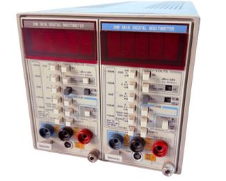 Tektronix TM502A DM501A Digital Multimeter Mainframe Test Equipment Pair