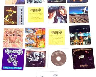 Lot of 17 80s-00s Radio DJ Promo CD Singles: Earth Wind Fire, Kansas, Tony! Toni! Ton!