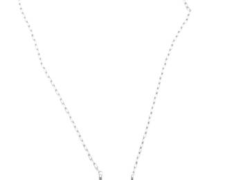 VINTAGE STERLING SILVER TURQUOISE FEATHER PENDANT NECKLACE 925