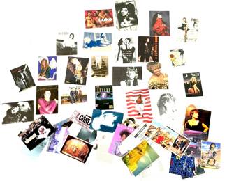 Lot of 75+ Vintage 1980s-90s Music Industry Promotional Postcards & Artist Mailers