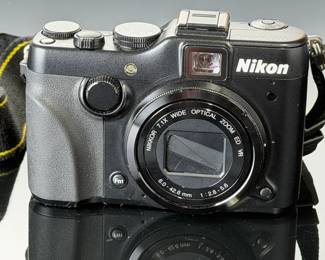 Nikon Coolpix P7100 Digital Camera NIKKOR Lens w/ Battery Charger Strap