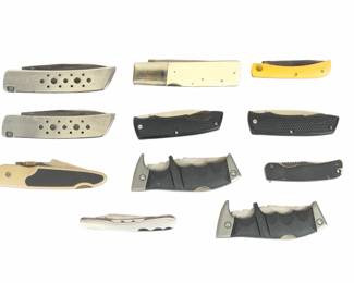 11 Vintage Folding Knives Lot: Valor Seki, Fury, Meyerco Blackie Collins
