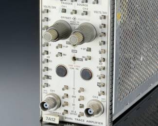 Tektronix 7A12 Dual Trace Amplifier Oscilloscope Plug-In Module Vintage