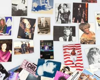 Lot of 75+ Vintage 1980s-90s Music Industry Promotional Postcards & Artist Mailers