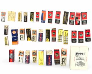 Vintage Vacuum Tubes Lot - RCA Sylvania GE Tung-Sol Westinghouse Electronic Radio