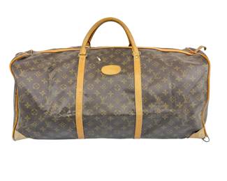 Vintage Louis Vuitton Monogram Canvas Keepall 55 Travel Duffle Bag