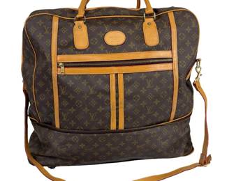 Louis Vuitton Monogram Rolling Garment Bag Suitcase Vintage Travel