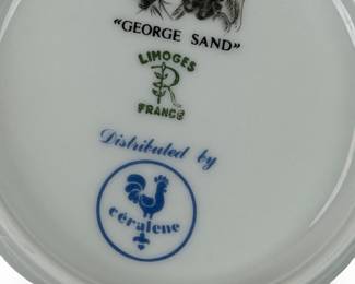 Raynaud Limoges "George Sand" Dinnerware Set, Strawberry China Service