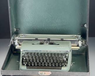 Vintage Olympia SM3 Portable Typewriter, Made in Germany, Mid-Century